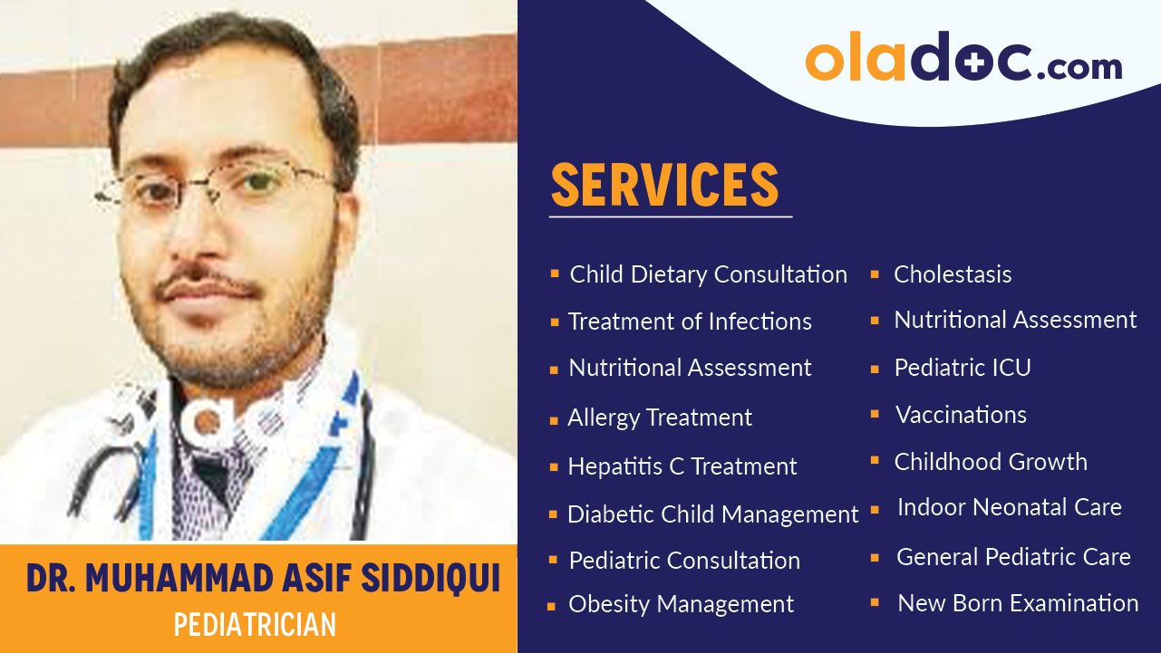 Services provided by Dr. Muhammad Asif Siddiqui